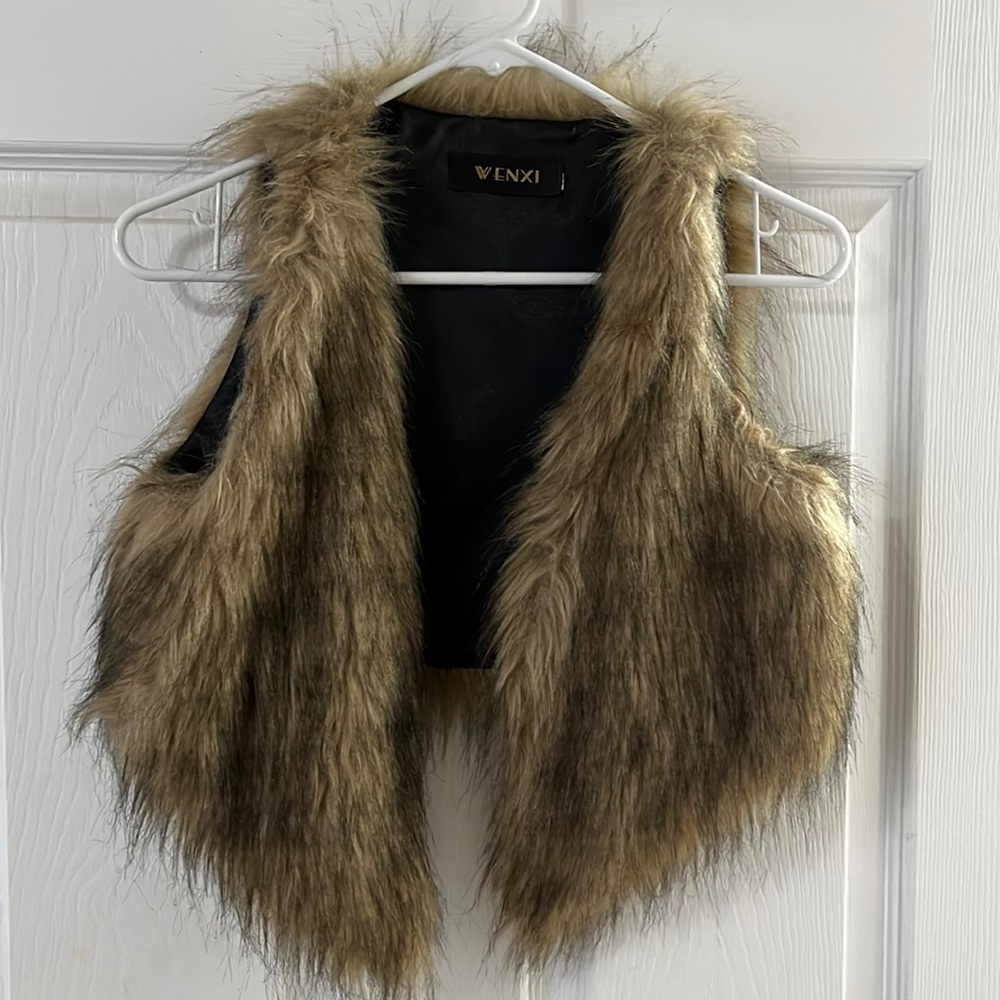 Ladies S Faux Fur Vest